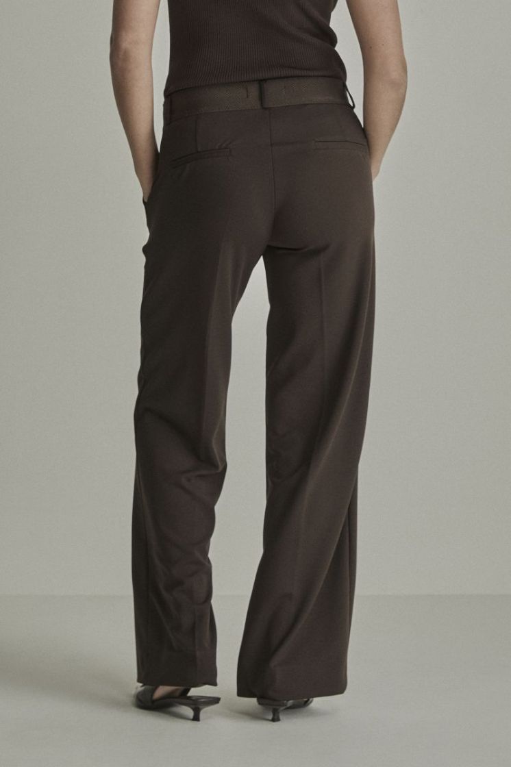 Mira (Elastic) Crepe 205 Deep Brown