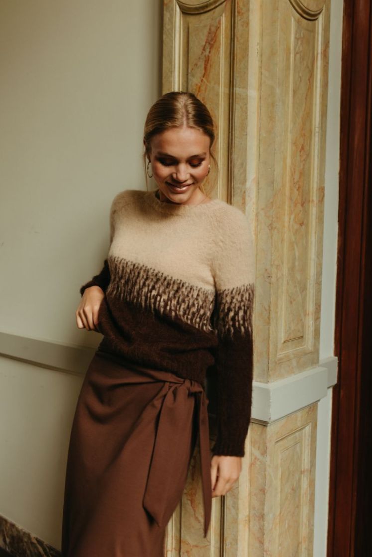  BEIGE/CHOCO